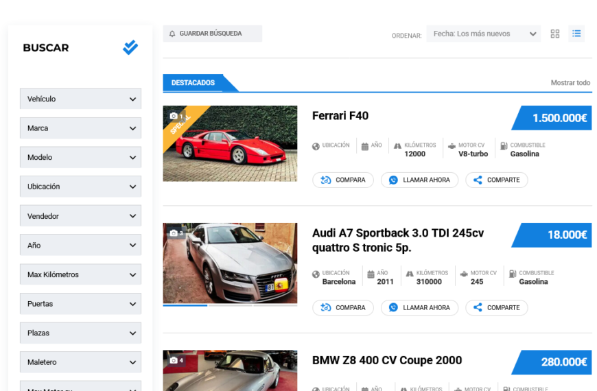 Vende tu coche: Publica en los mejores sitios